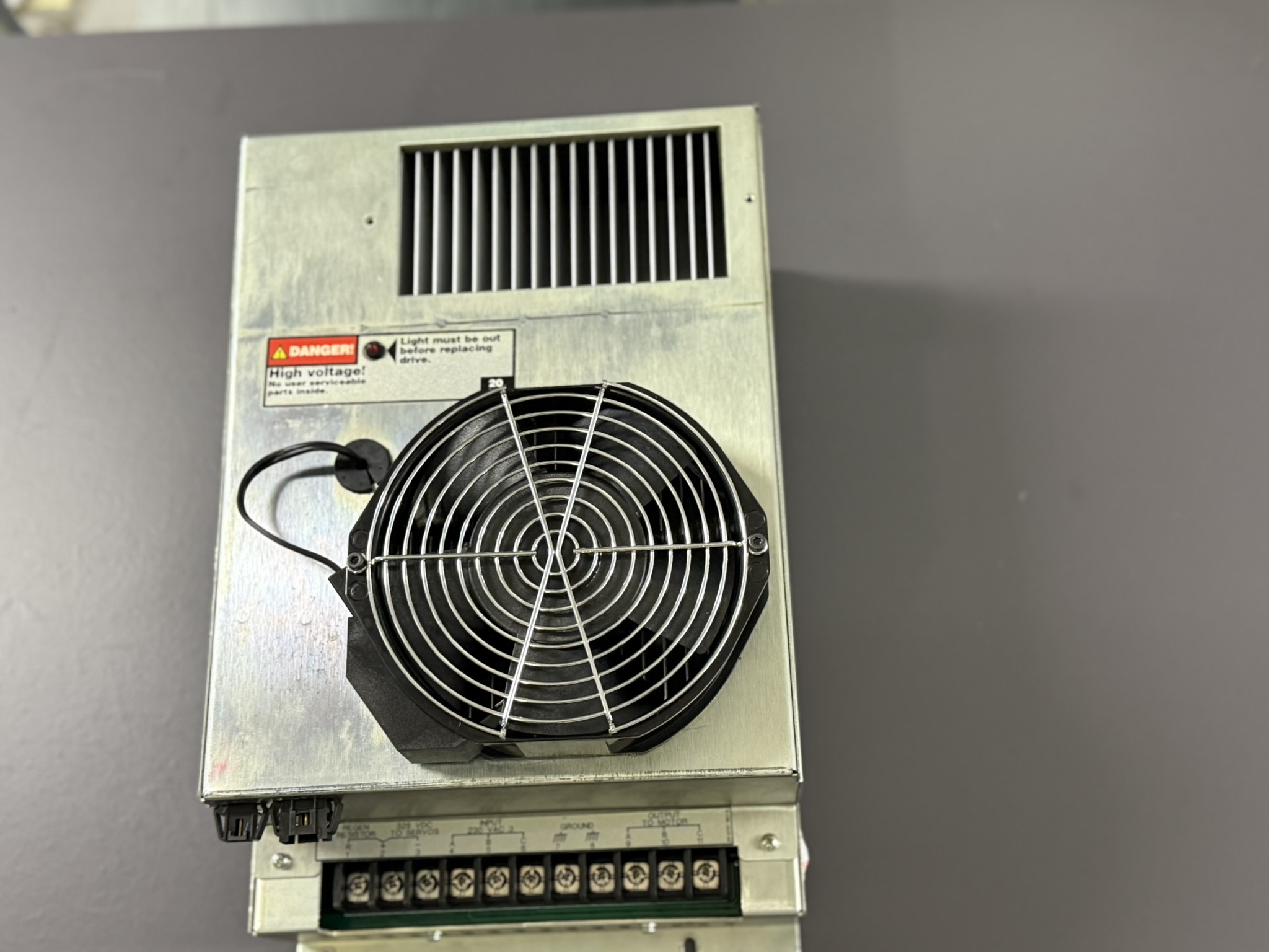 HAAS Vector Drive 20HP 29-10071 Rev. B 93-32-5559A Ansicht oben